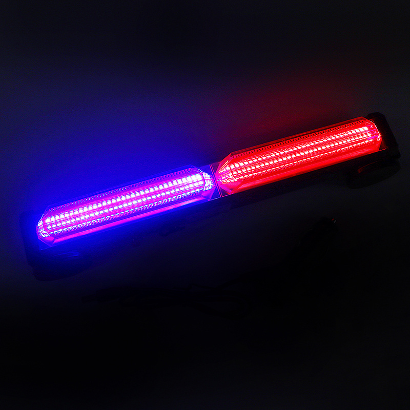 Rechargeable Magnetic Car Emergency Light Warning Red Blue Strobe Light 12V Signal Security Flashing LED Car Warning Light