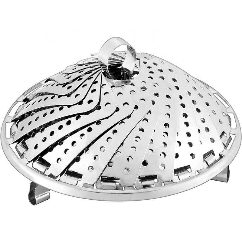 Foldable Food Steamer Stainless Steel Food Steamer Basket Cooking Vegetable Steamer Basket