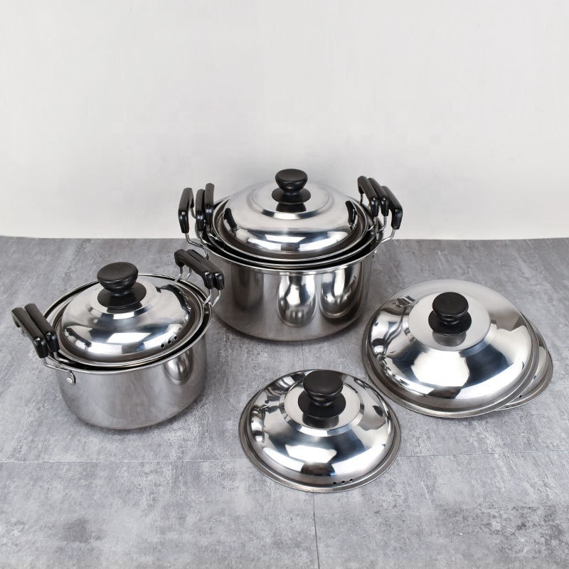 Cookware Stainless Steel Cooking Pot Stainless Pots Set