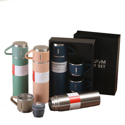 Vacuum Insulated 304 Stainless Steel Water Bottle Gift Set Thermos Vacuum Flask