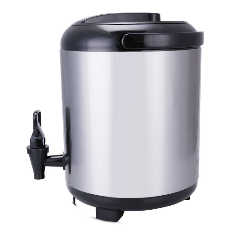 New Product Stainless Steel 304 Milk Tea Thermos Bucket 8/10/12l Coffee Milk Tea Ice Bucket Barrel