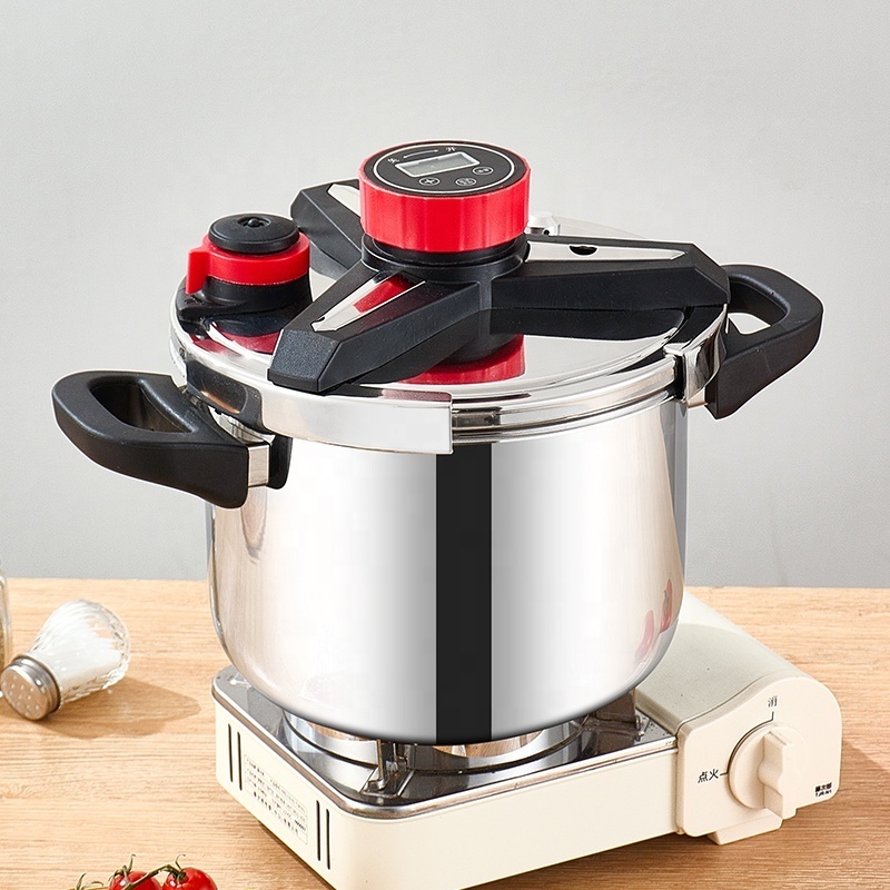 Commercial Pressure Cooker Multi-functional Cookware Cooking Pot Gas Pressure Cooker Stainless Steel