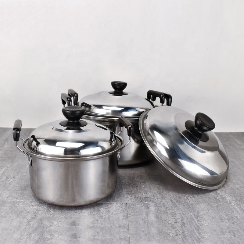 Cookware Stainless Steel Cooking Pot Stainless Pots Set