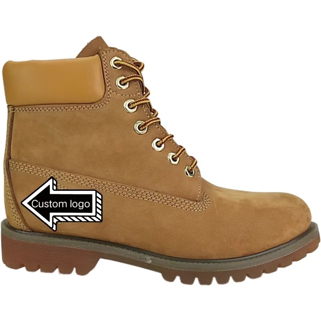 Export men's and women's work boots all cowhide anti-slip wear-resistant spot wholesale order a variety of colors of work boots