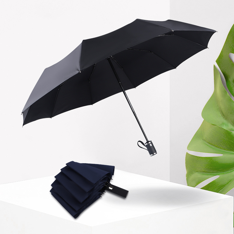 new model stylish quality ok three fold umbrella with waterproof packaging bag