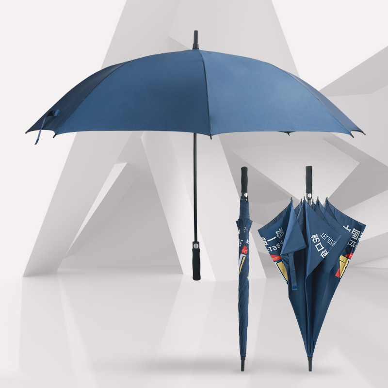 cheap 68 inch largest oversize free sample automatic open straight golf umbrella with custom logo printing