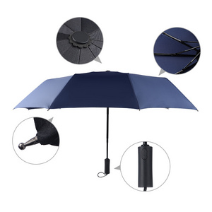 buy bulk windproof waterproof ready to ship pongee material automatic umbrella in pouch