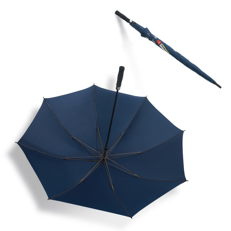 china manufacturer low price black super large big size 68 inch straight umbrella with shoulder strap