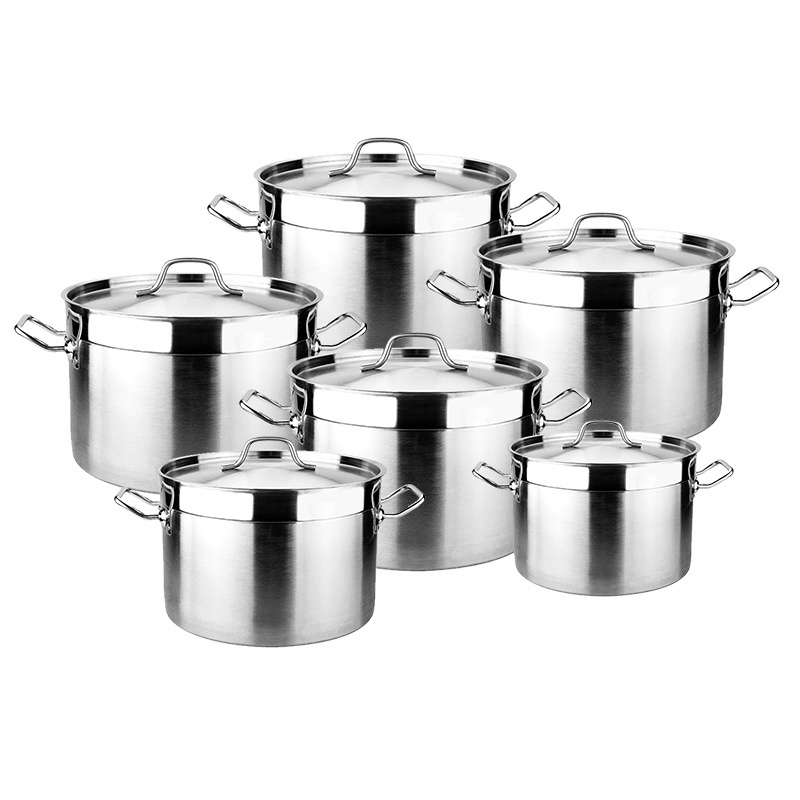 Daosheng Factory Price Wholesale Custom Commercial Stainless Steel Soup Pot Soup Bucket