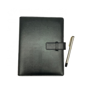 2023 Fashion design personal A5 pu leather diary with writing note 6 ring binder planner organizer cover