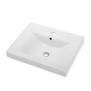 Hot Sale European Standard Sanitary Ware Bathroom 600mm Ceramic Sink Wash Hand Ceramic Basin