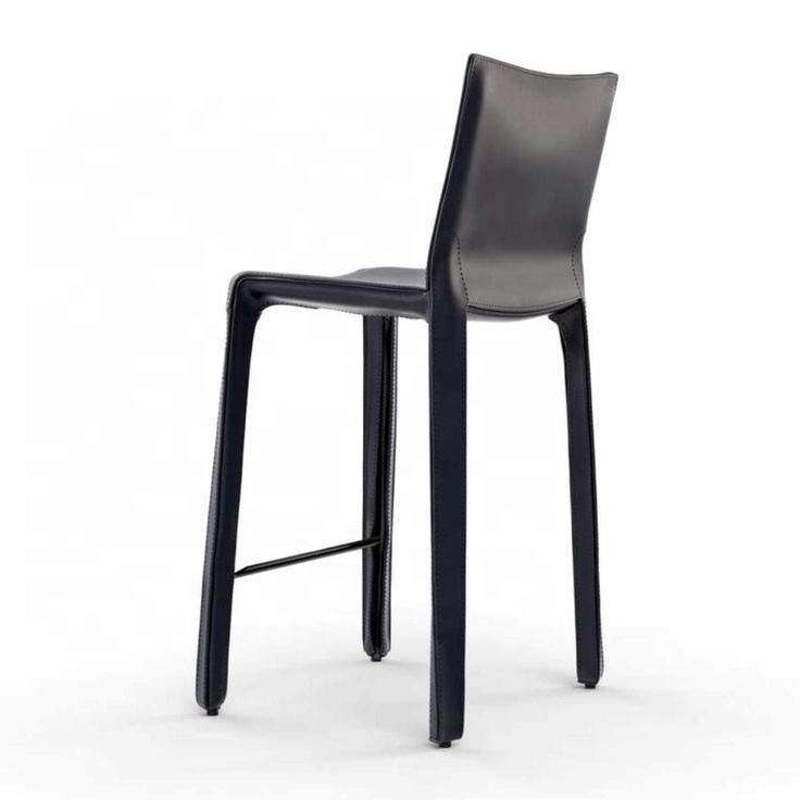 Italian minimalist guest room dining room chair coffee bar chair front desk high chair saddle stool Crawford saddle Stool