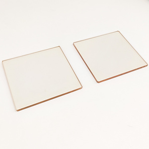 Manufacturers hot selling glass-ceramic brown heat-resistant glass panel stove fireplace ceramic glass plate