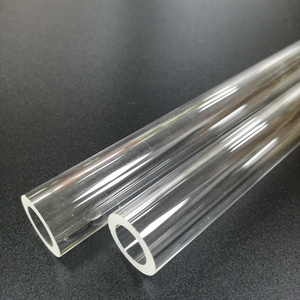 Factory Customized Pure Quartz Glass Tube Transparent Heat Resistant Twin Tube Polished Moulded Tube