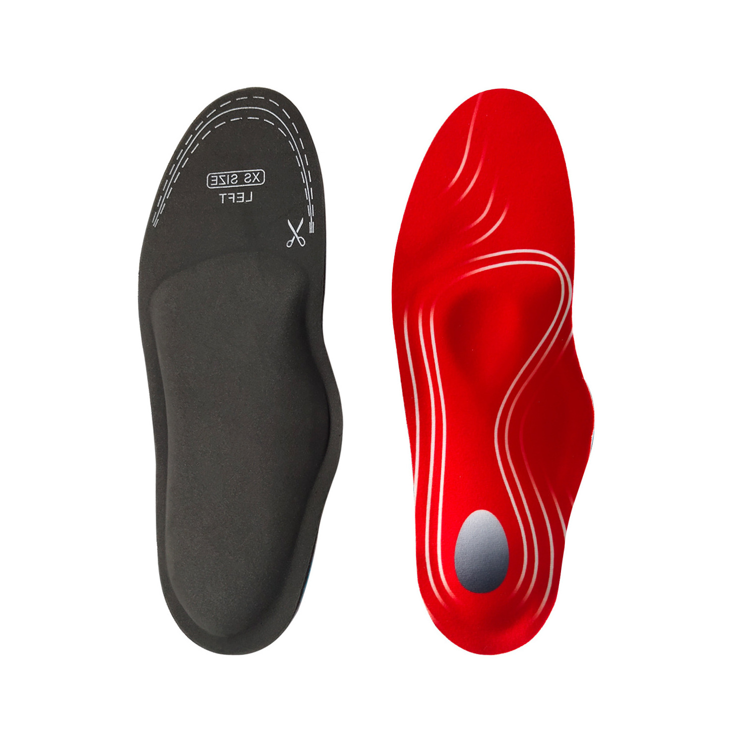 Custom Correction Orthopedic Arch Support Orthotic Plantar Fasciitis Insoles Poron Insole