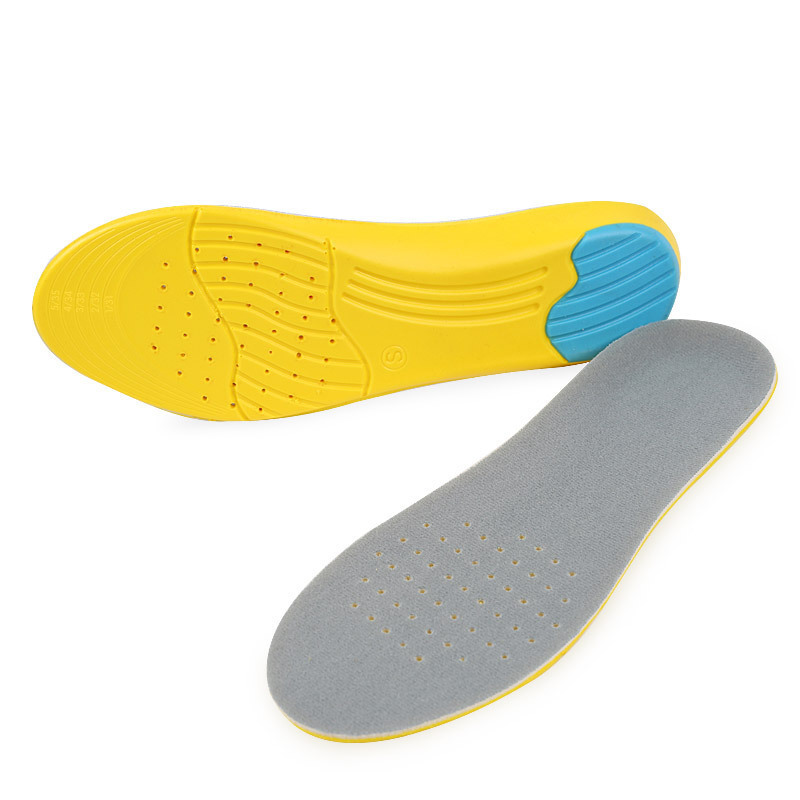 Free Cut Soft Memory Foam Gel Shock Absorption Full Size Insole for Sports and Training