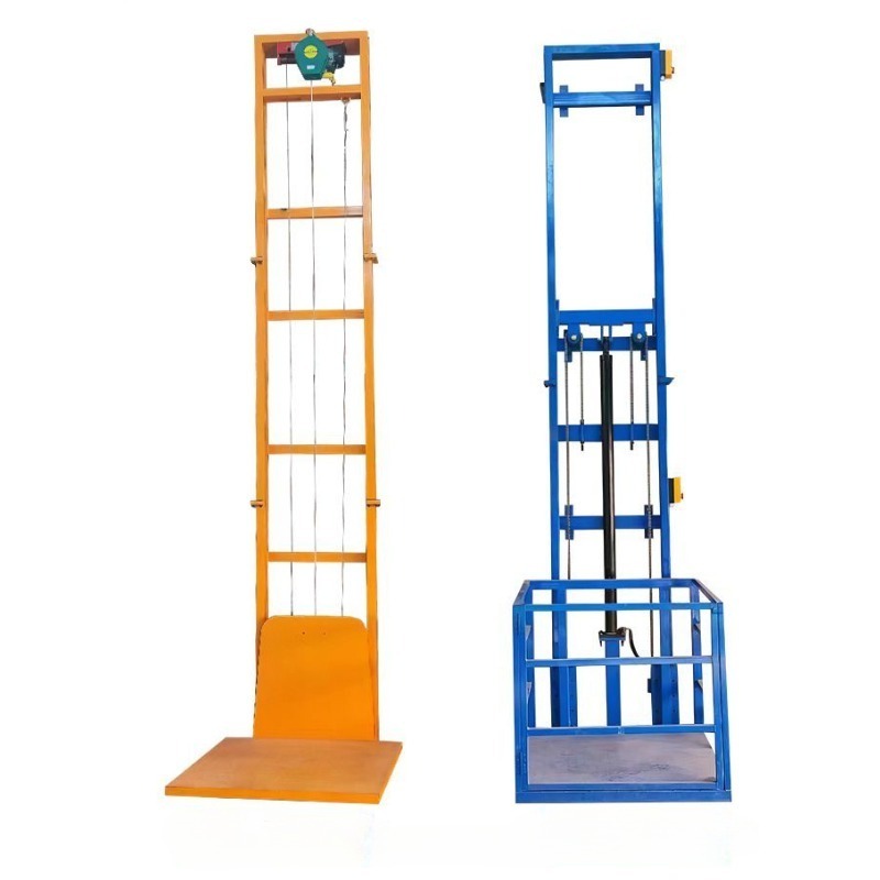 Simple fixed electric lifting platform hydraulic freight elevator small household freight hoist