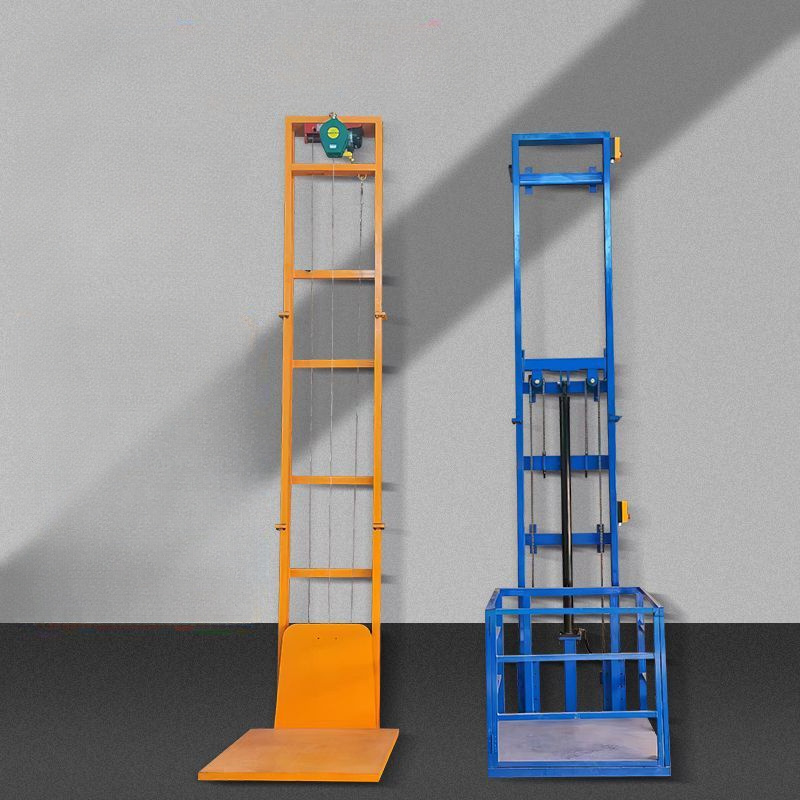 Simple fixed electric lifting platform hydraulic freight elevator small household freight hoist