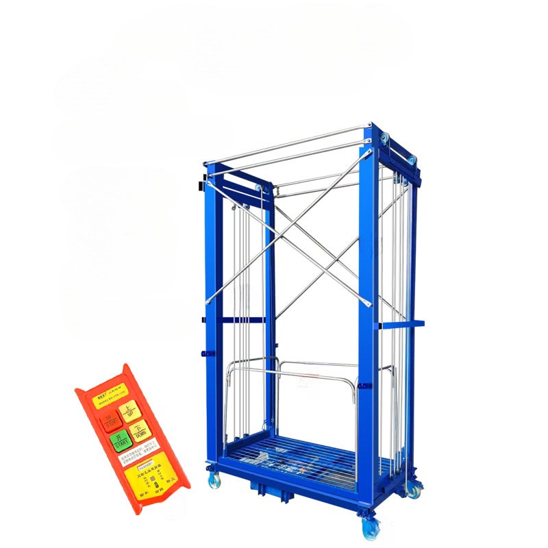 Electric scaffolding, mobile folding construction site, home decoration, multi-functional remote control lifting platform