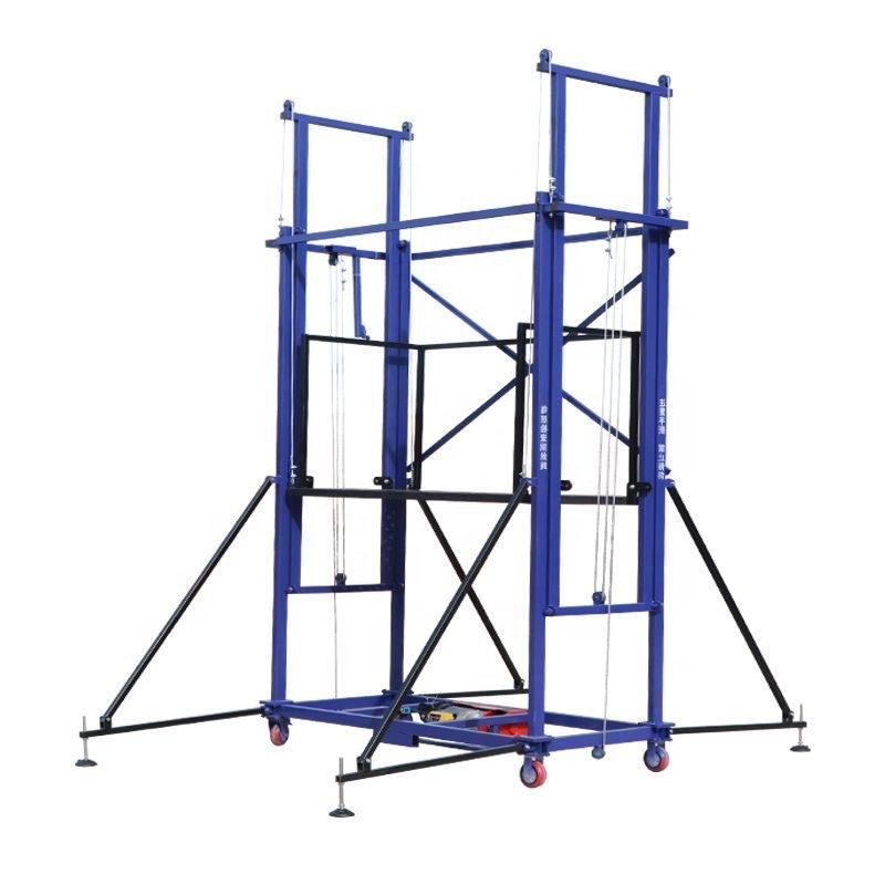 Electric scaffolding/mobile automatic lifting platform/remote control lift/indoor and outdoor decoration folding hoist