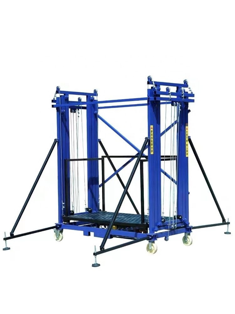 Electric scaffolding/mobile automatic lifting platform/remote control lift/indoor and outdoor decoration folding hoist