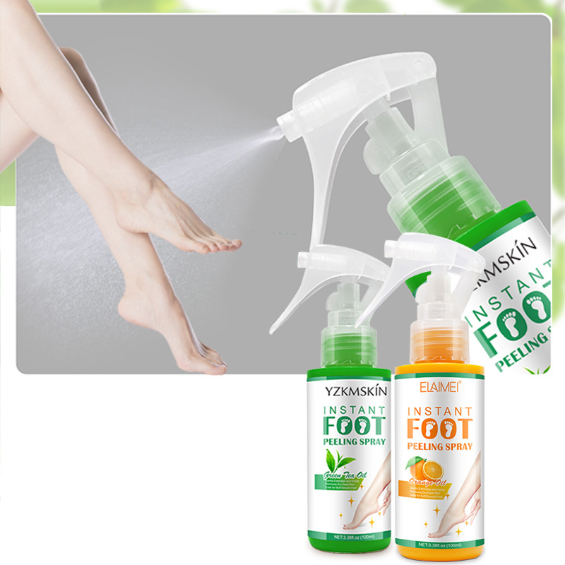 100 ml natural organic plant therapy mild moist deodorization healing skin Green Tea Orange foot care foot peeling spray