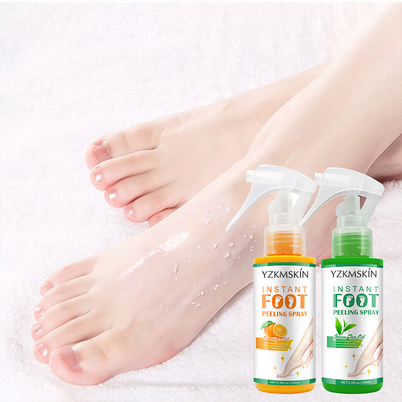 100 ml natural organic plant therapy mild moist deodorization healing skin Green Tea Orange foot care foot peeling spray