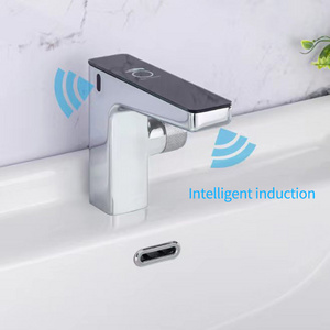 Led Digital Display Touch Free Health Bathroom Taps Touchless Basin Sensor Smart Faucet Automatic Faucets Sensor