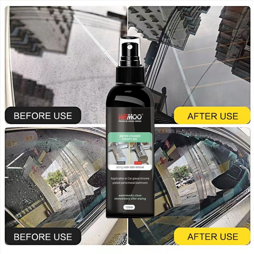 Car glass water stains and scale remover to remove acid rain watermarks 120ML