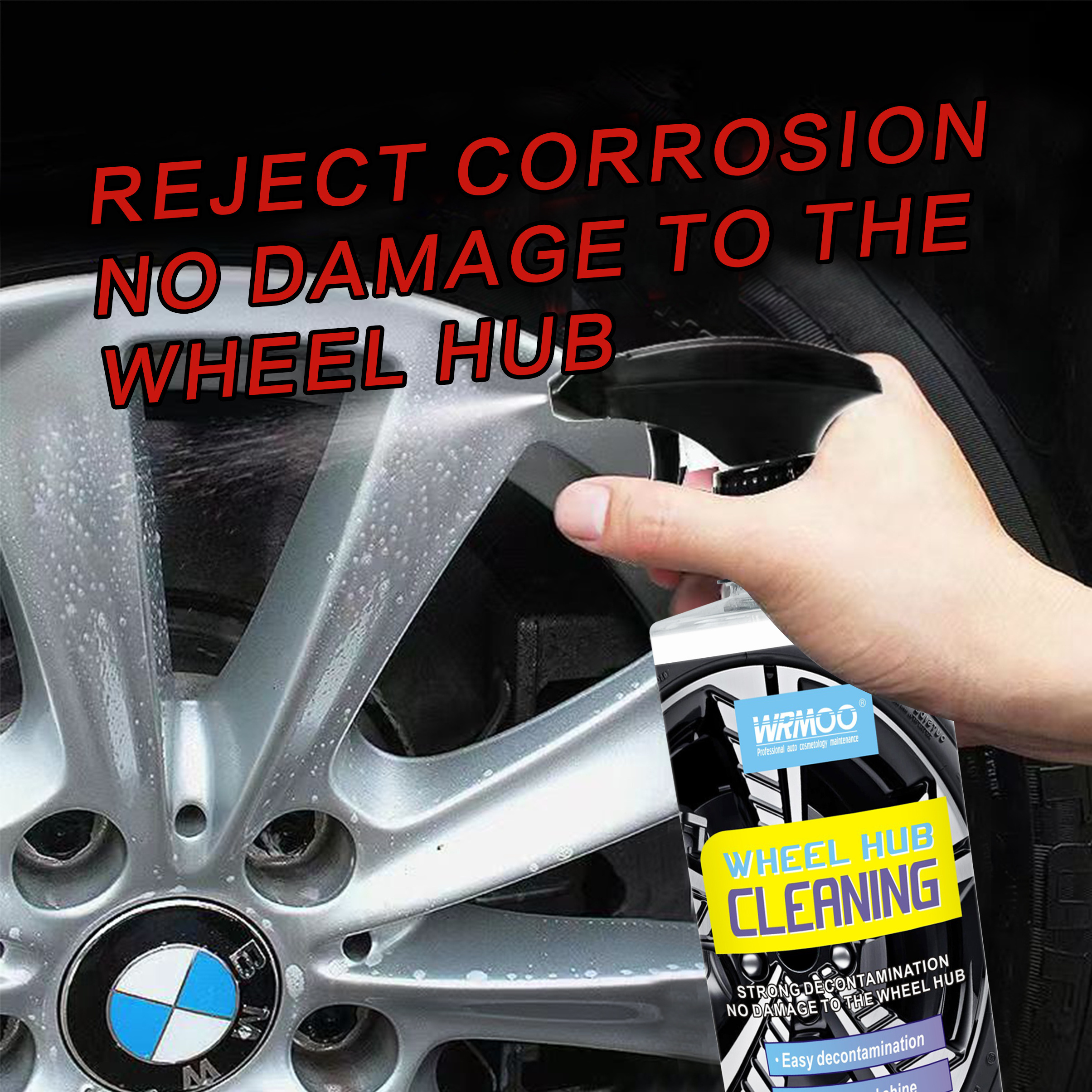 Automotive surface Automotive wheel cleaner Multifunctional rust remover spray 500ml