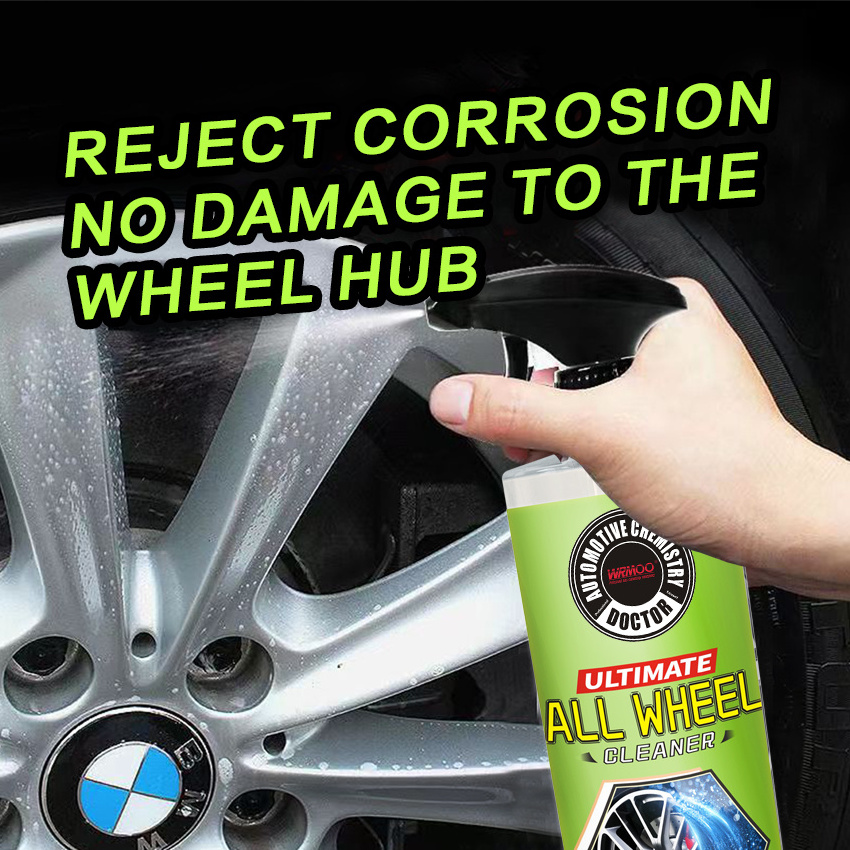 High quality car alloy wheel cleaner Iron wheel cleaner 500ml