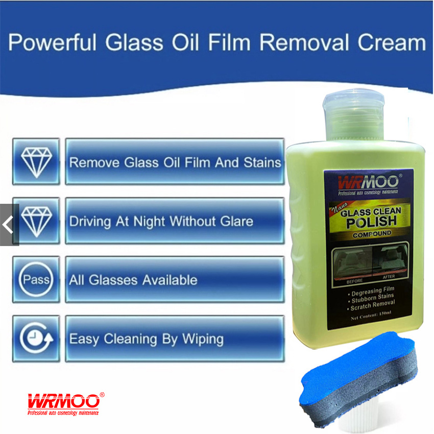 Car Water Marks Remover Window Oil Stain Strong Decontamination Glass Oil Film remover Glass cleaning paste