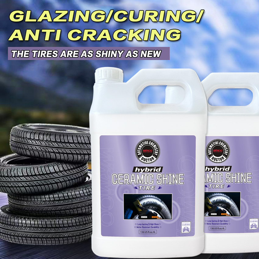 car tire coating agent for polishing, curing, anti-aging, and long-lasting protection 4L