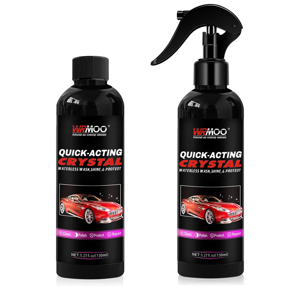 Rapid anhydrous spray for car details spray adds shine depth paint car wash kit intensifies quick coat car wax