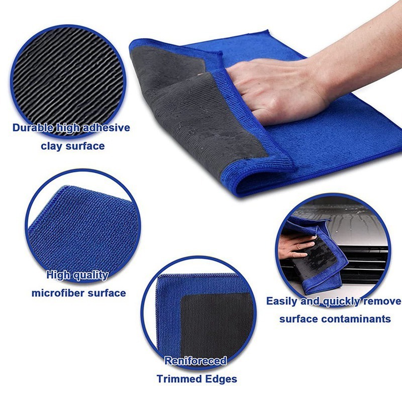 Car beauty car washing, grinding mud cloth, clay cloth, dirt removal, towel, rust removal, paint removal, box packaging