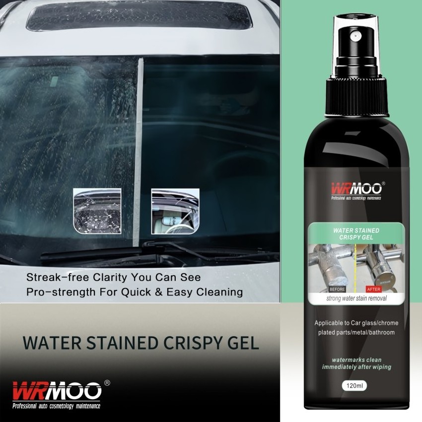 Car glass water stains and scale remover to remove acid rain watermarks 120ML