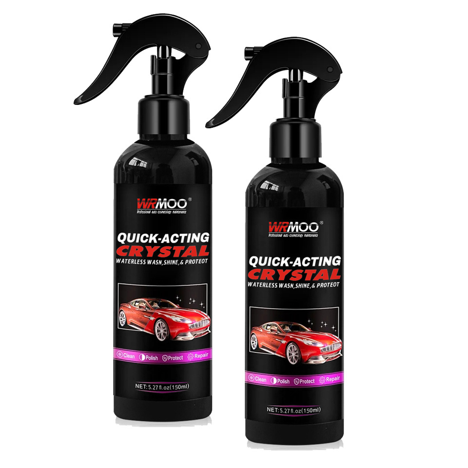 Rapid anhydrous spray for car details spray adds shine depth paint car wash kit intensifies quick coat car wax