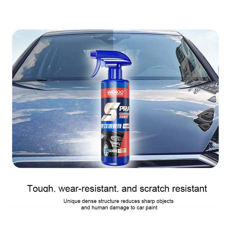 Automotive quick acting coating agent, car paint crystal plating nano coating spray