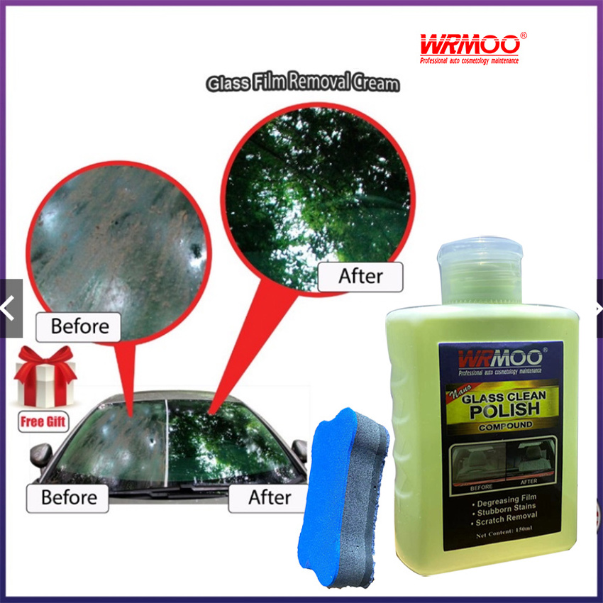 Car Water Marks Remover Window Oil Stain Strong Decontamination Glass Oil Film remover Glass cleaning paste