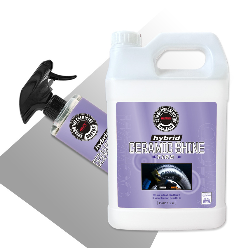 car tire coating agent for polishing, curing, anti-aging, and long-lasting protection 4L