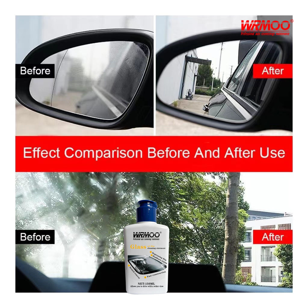 Automotive Cleaning Agent Car Windshield Glass Oil Film Cleaning Anti Fog Waterproof Car Spray Cleaner Oil Film Remover