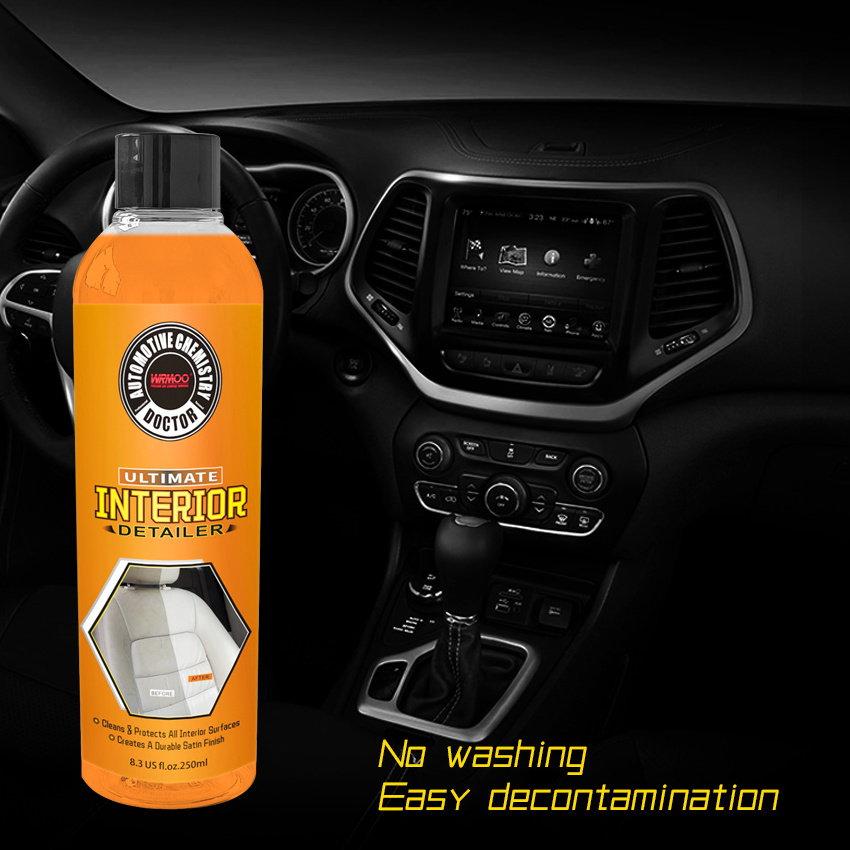 Car interior cleaner for cleaning and cleaning, spray and quickly