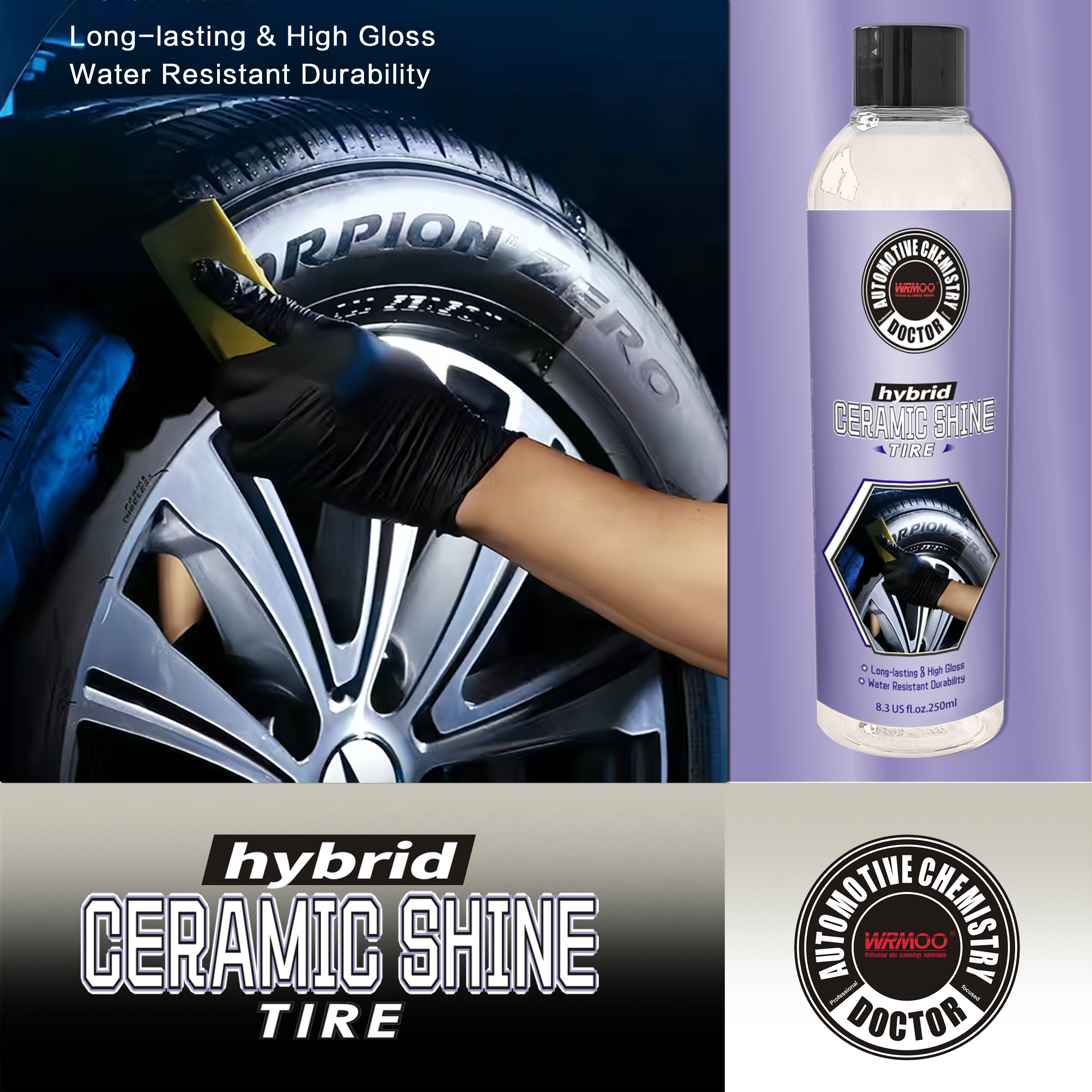 High quality car wheel cleaning, coating, polishing and maintenance 500ml