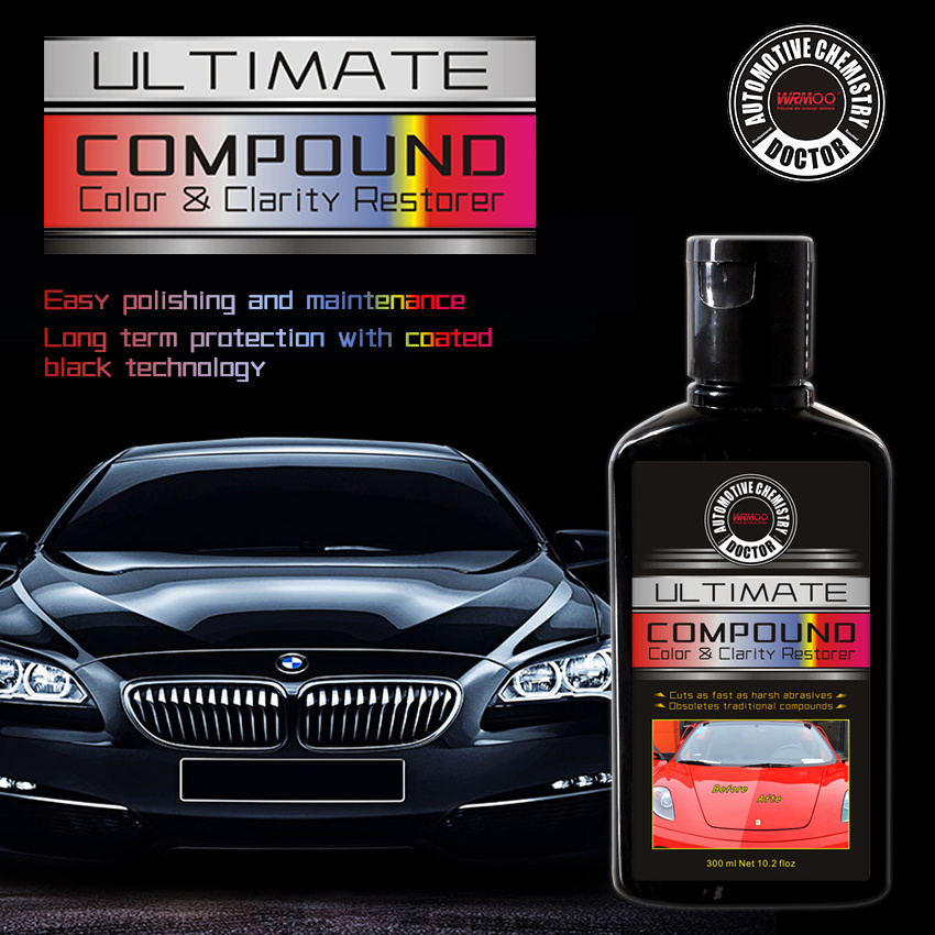 Automotive liquid polishing wax for quick repair and long-lasting maintenance 300ML