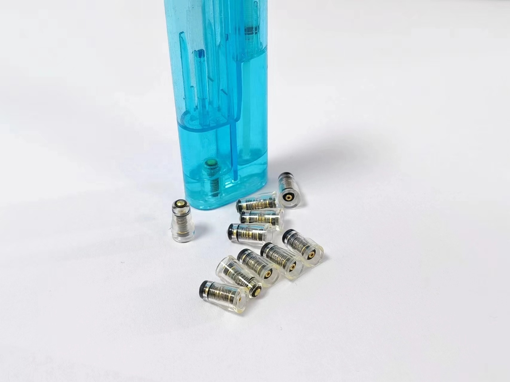 Best Selling Factory Direct Tight Supply Spare Parts Use for Butane Gas Lighter Refill Gas Tank Filling Plastic Valve