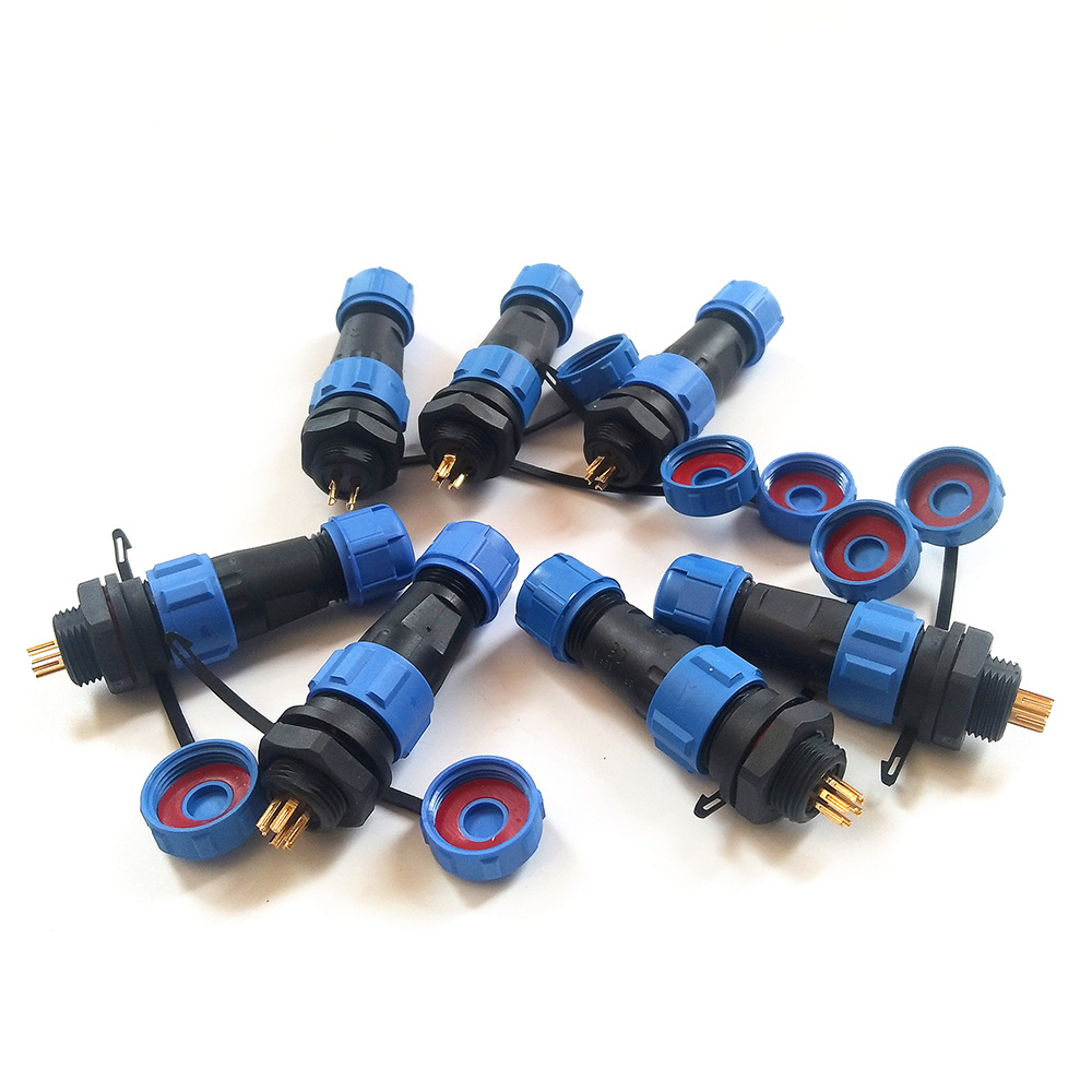 SP Series 2 3 4 5 6 7 9 Pin Connector WEIPU SP13 SP17 SP21 IP67 IP68 Waterproof Aviation Circular Female Male Cable Connector