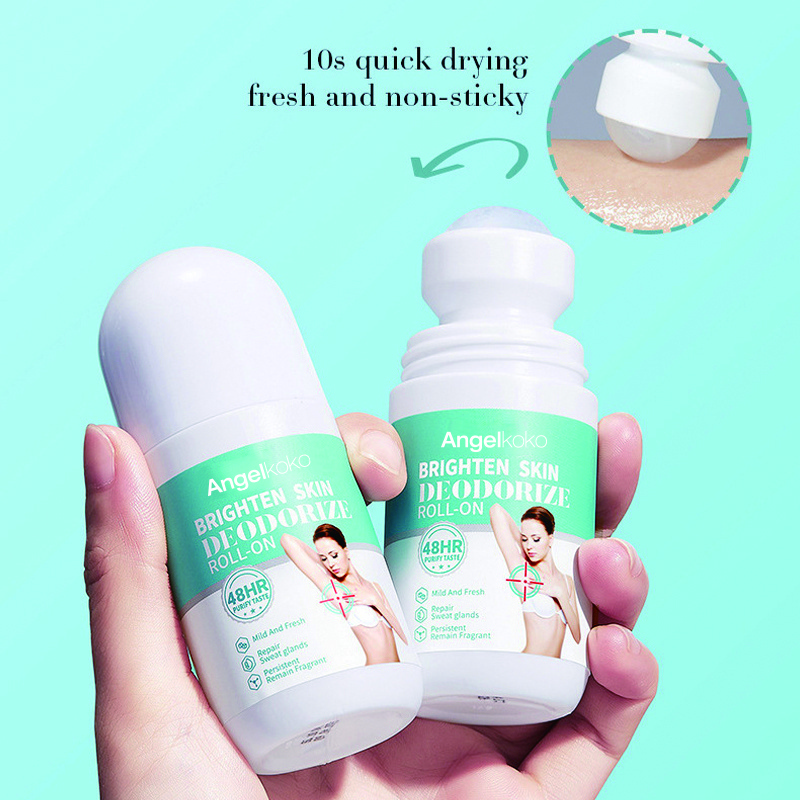 Walking bead deodorant is refreshing and non stick, leaving fragrance. It is compact and portable, and can stop sweat