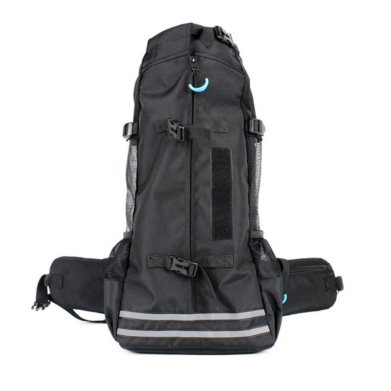 Factory outlets dog travel backpack hot sale carrier pet bag see-through backpack for dog hiking