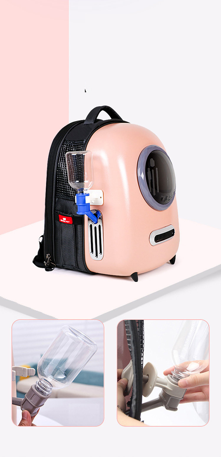 Multi-functional Pet Dog Cats Capsule Travel Space Bag Backpack for Puppy Dog Back Pack Transparent CARRIERS Pet Cages