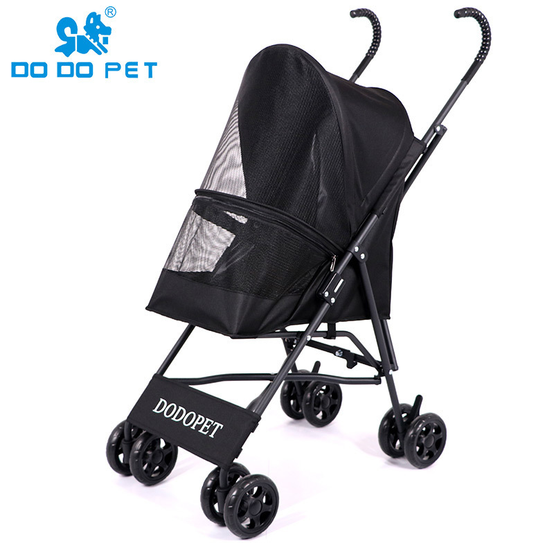 foldable small  luxury portable four wheels cat pet carrier  japan pet stroller for cat and dog